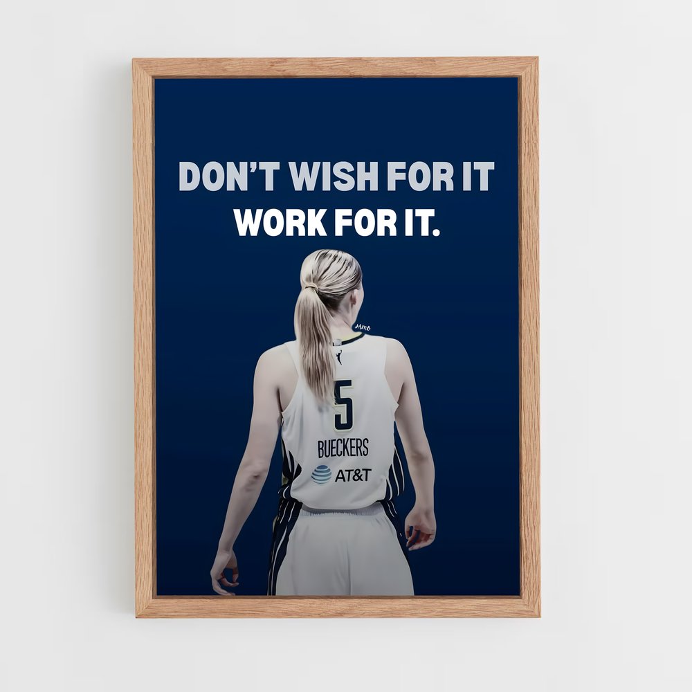 Poster Don't Work It – affiche Basketball (vue 4)